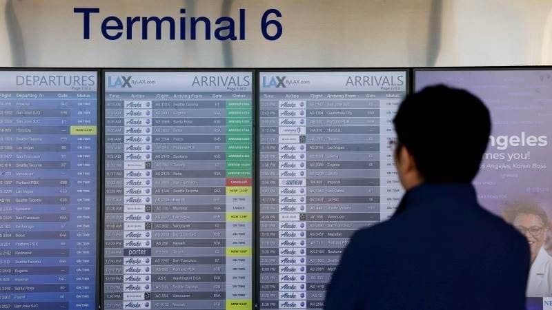 مشاكل في التوظيف تعطل الرحلات الجوية المتجهة إلى لوس أنجلوس