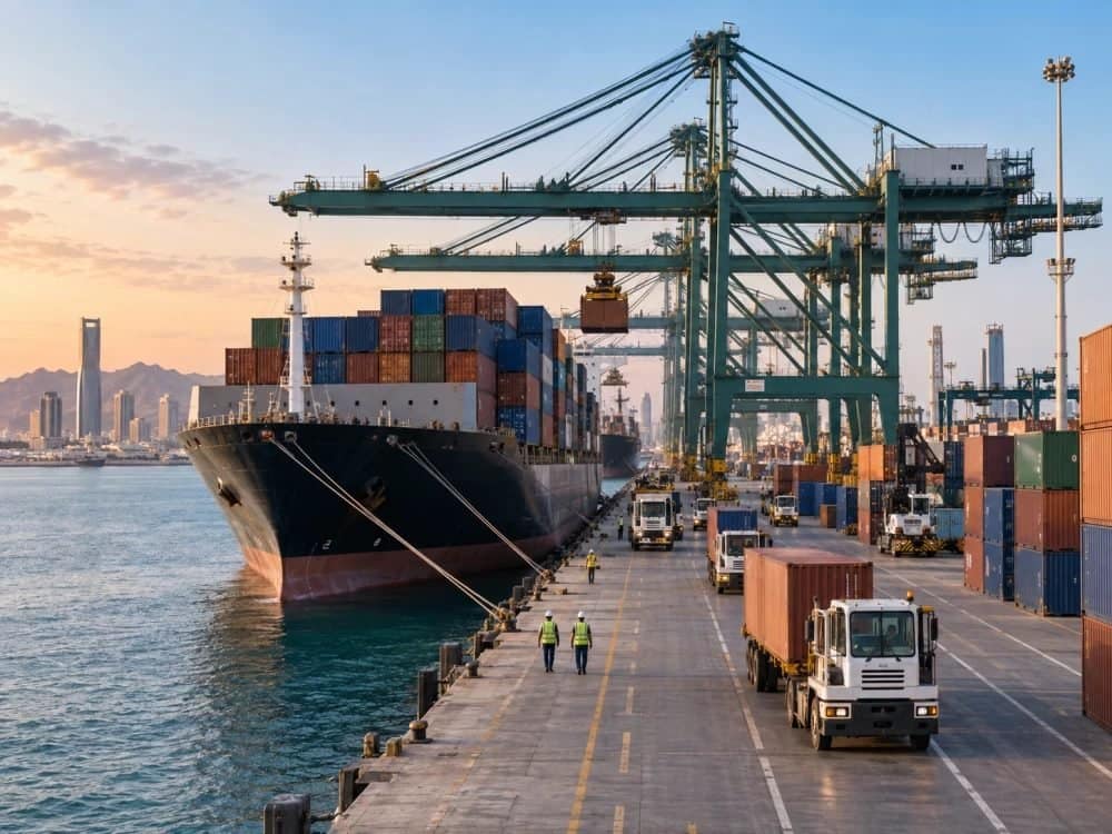 الإحصاء: ارتفاع 52.9% في حركة الحاويات بموانئ السعودية خلال 2025