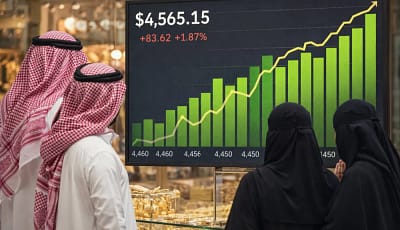 ارتفاع قوي لأسعار الذهب في السعودية والأونصة تقفز بأكثر من 83 دولاراً