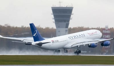 الخطوط الجوية السورية تستأنف رحلاتها من مطار دمشق الدولي