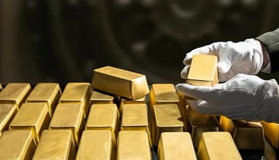 الذهب يتجه إلى جني مكاسب هائله للأسبوع الثالث