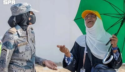 منسوبات حرس الحدود يشاركن في المشاعر المقدسة