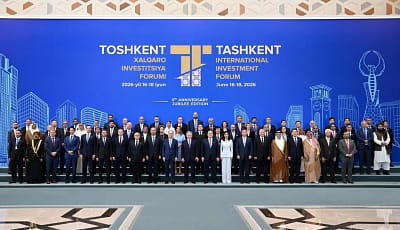 الرئيس الأوزبكي يفتتح منتدى طشقند بمشاركة سعودية