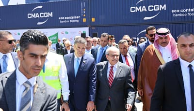 إطلاق أول شحنة من الصادرات اللبنانية إلى الأسواق السعودية